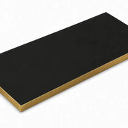 Plateau de table Capri rectangle – Chant PVC effet laiton