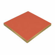 Plateau de table Capri carré – Chant PVC effet laiton
