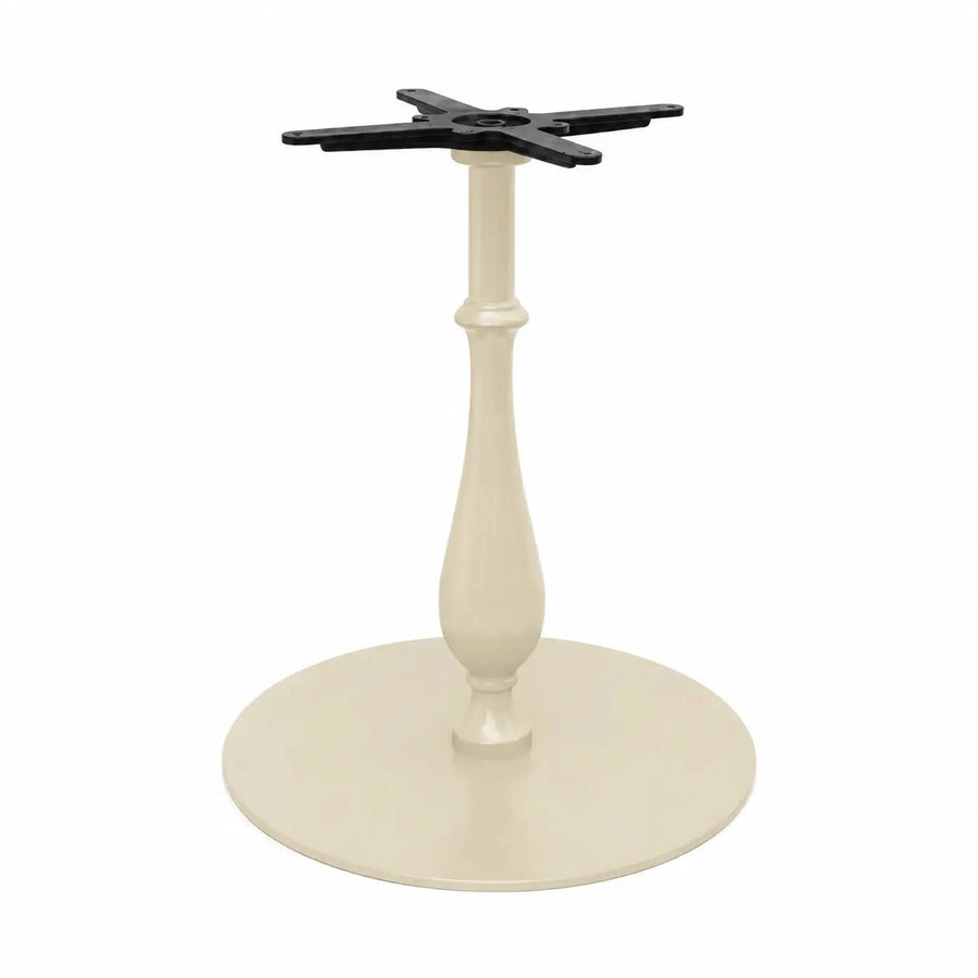 Piètement de table Lina LIB 73 cm — base à colonne façonnée non cylindrique