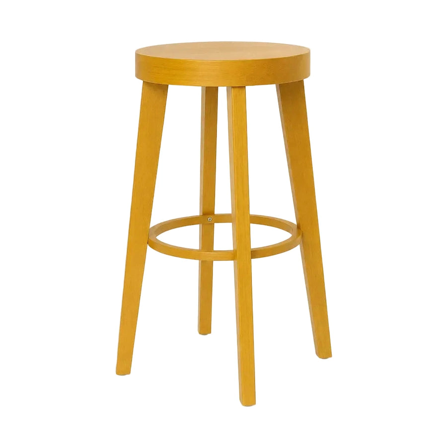 Tabouret Country — tabouret de bar à vin en hêtre massif de style rustique