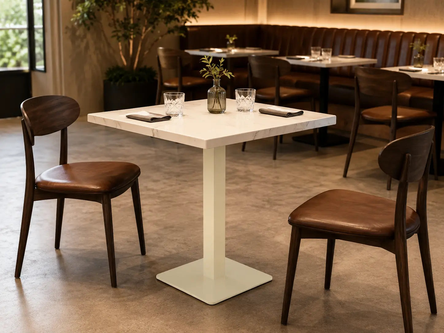 Piètement de table Lionel carré 73 cm
