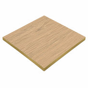 Plateau de table Capri carré – Chant PVC effet laiton