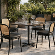 Piètement de bar Bella 4 branches 108 cm