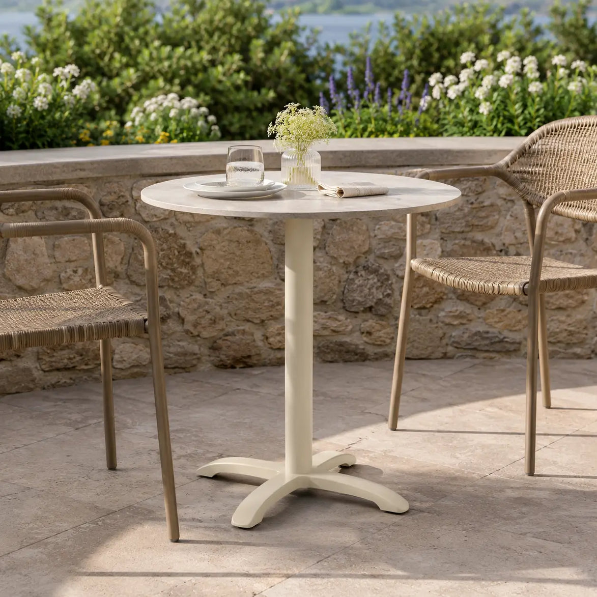 Piètement de table Bella 4 branches 73 cm