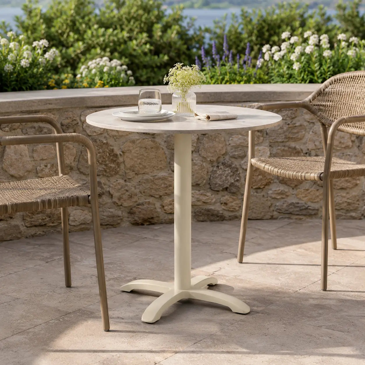 Piètement de table Bella 4 branches 73 cm