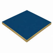 Plateau de table Capri carré – Chant PVC effet laiton