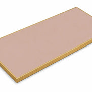 Plateau de table Capri rectangle – Chant laiton bakélisé