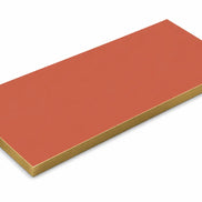 Plateau de table Capri rectangle – Chant PVC effet laiton