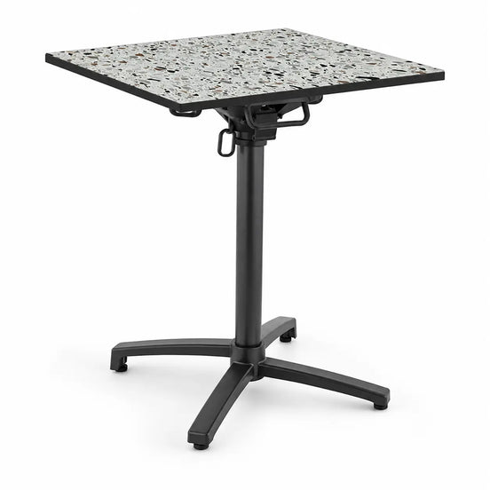Table complète rabattable Verona - Compact 65 x 65 cm