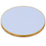 Plateau de table Capri rond – Chant laiton bakélisé