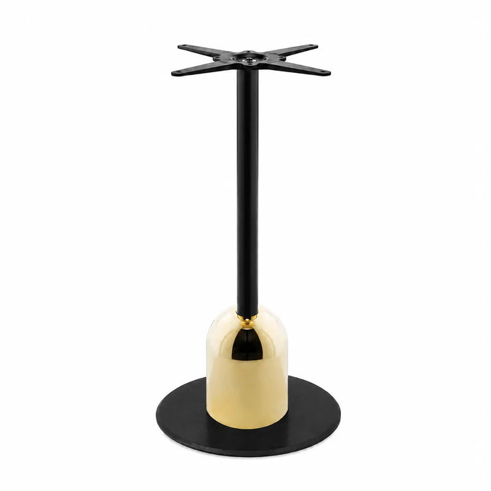 Piètement de bar Tyna BI 108 cm — base bicolore mange-debout à hauteur de regard