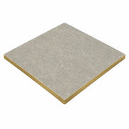 Plateau de table Capri carré – Chant PVC effet laiton