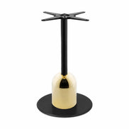 Piètement de table Tyna BI 73 cm — base bicolore fonte d'acier contrastée