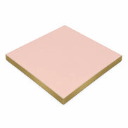 Plateau de table Capri carré – Chant PVC effet laiton