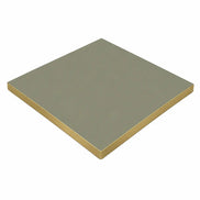 Plateau de table Capri carré – Chant PVC effet laiton