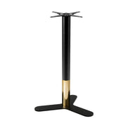 Piètement de bar Violet BI 3 branches 108 cm — base tripode bicolore à large emprise