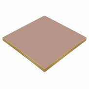 Plateau de table Capri carré – Chant PVC effet laiton