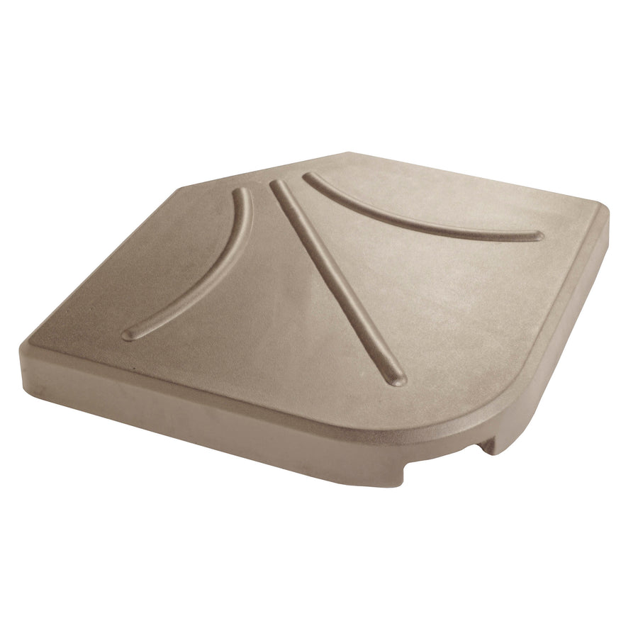Dalles Slab — lestage plat de 25 kg pour parasol déporté Flexo