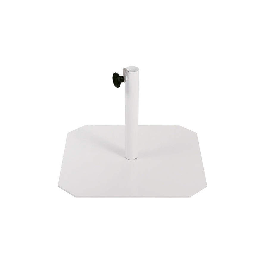 Base de parasol Fit — socle lesté compact en fer laqué époxy