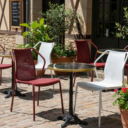 Plateau compact bistro ROND cercle doré