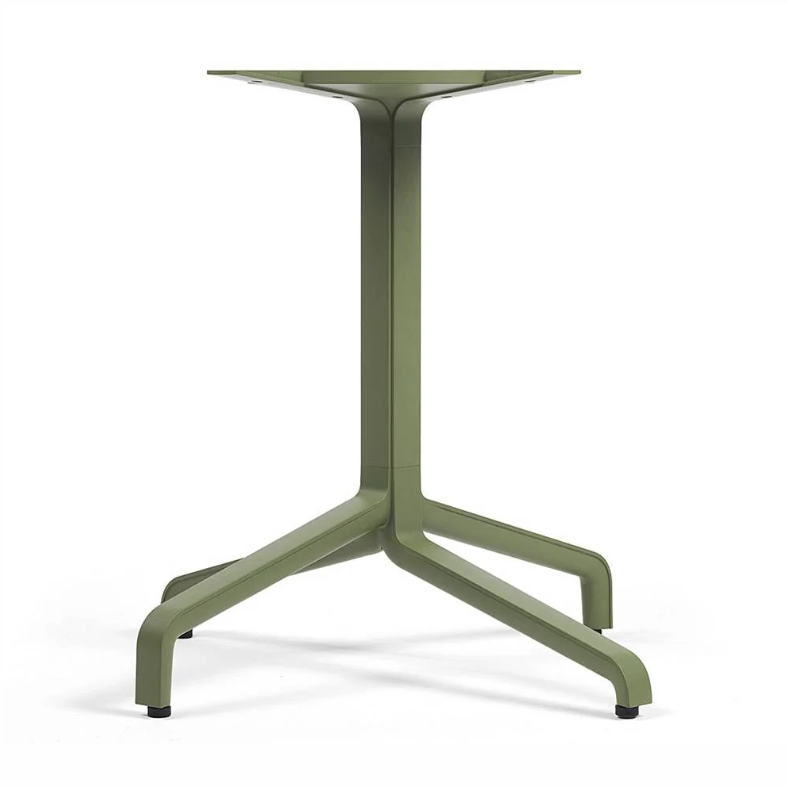 Piètement Frasca 73 cm — base aluminium vernis pour plateau jusqu'à 100 x 100 cm