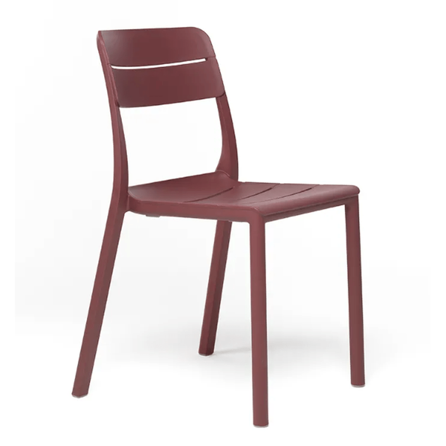 Cassia Bistrot — chaise de terrasse à ligne épurée sans accoudoirs
