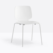 Chaise Babila blanche, autre vue