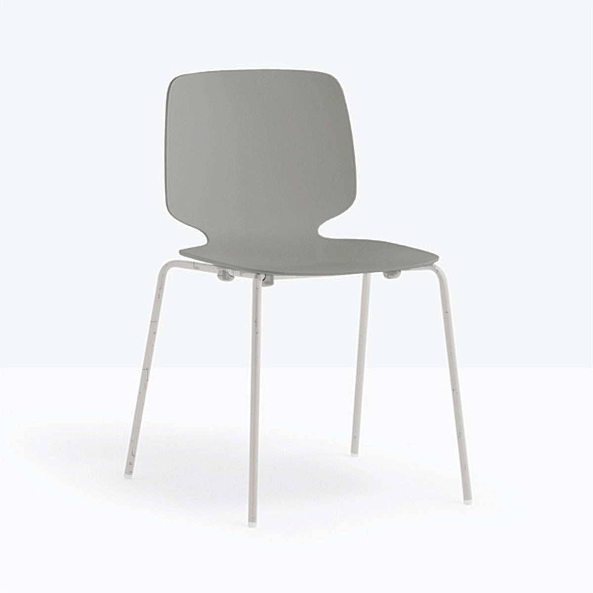 Chaise Babila 2730 Pedrali, coque Gris GR