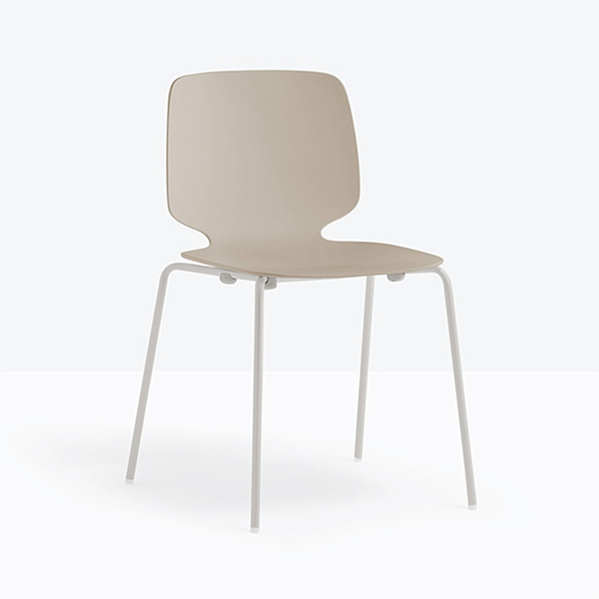 Chaise Babila sable, structure beige