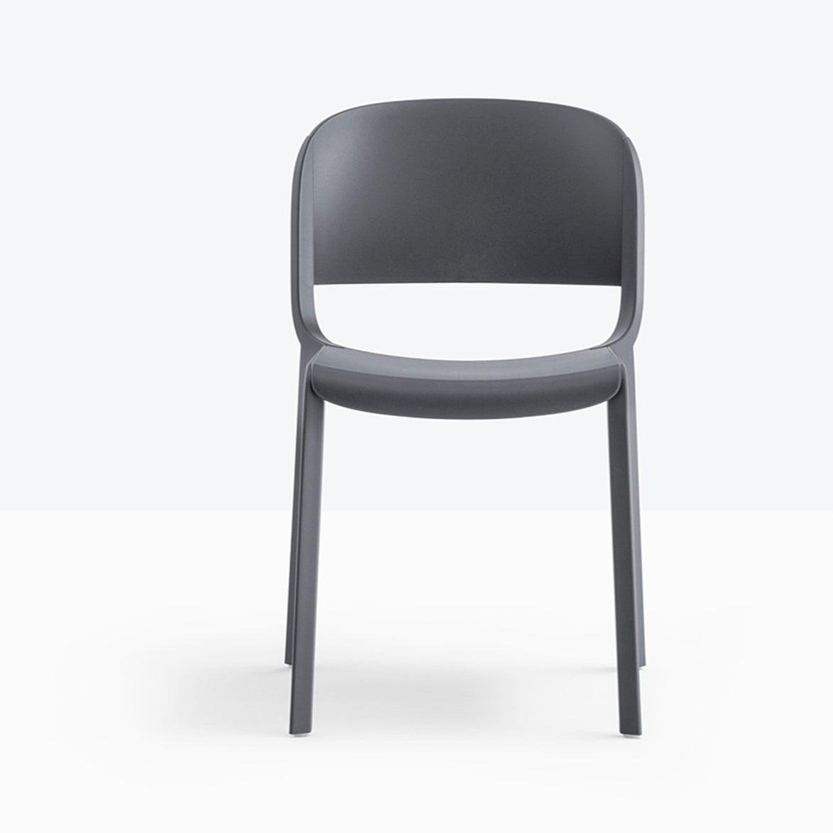 Chaise Dome Pedrali gris anthracite