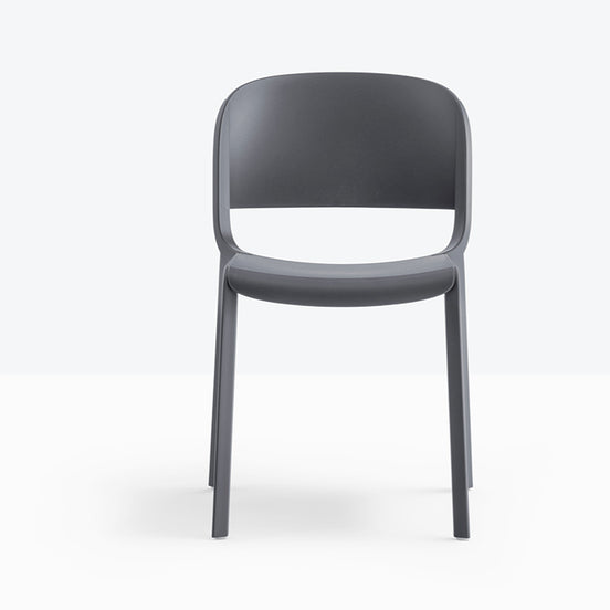 Chaise Dome Pedrali gris anthracite