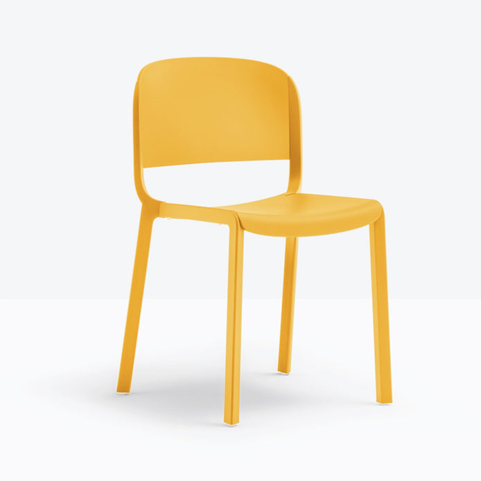 Chaise Dome Pedrali jaune