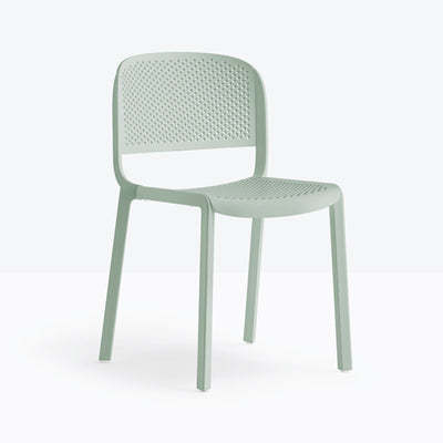 Chaise Dome ajourée Pedrali vert sauge