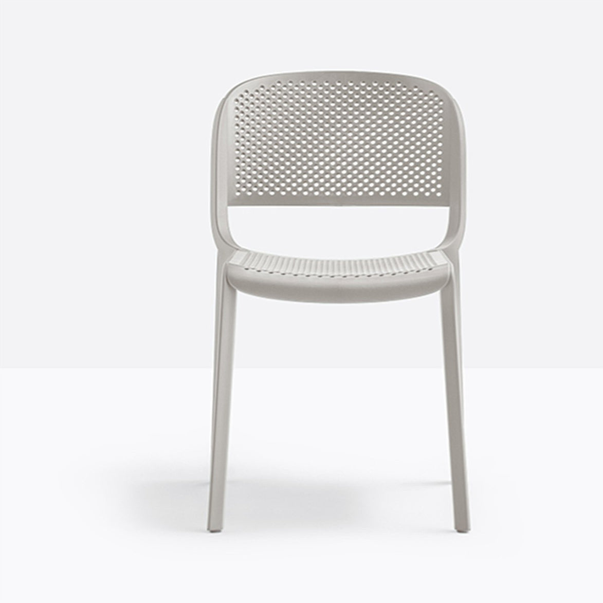 Chaise Dome ajourée Pedrali beige