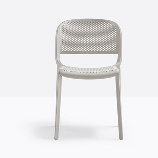 Chaise Dome ajourée Pedrali beige