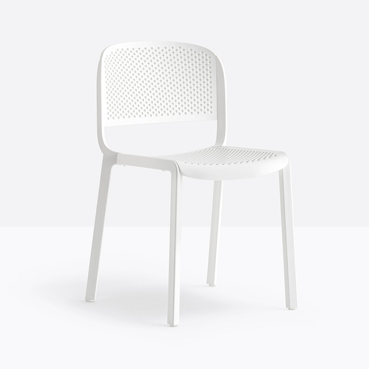 Chaise Dome ajourée Pedrali blanche
