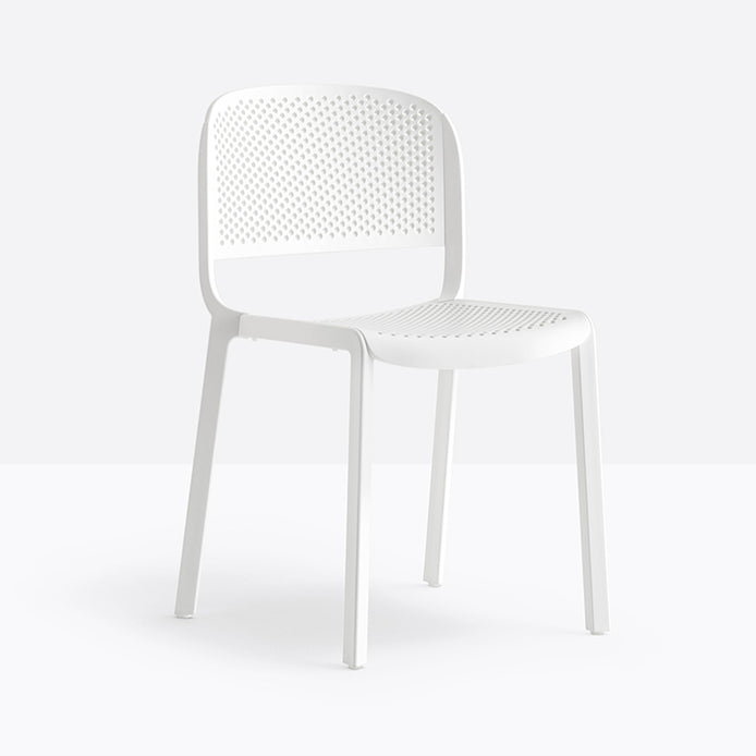 Chaise Dome ajourée Pedrali blanche