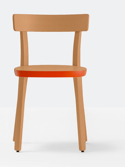 Chaise Folk 2930 Pedrali, frêne teinté Noyer N1