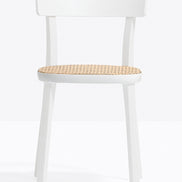 Chaise Folk cannée 2920 Pedrali, frêne Blanc BI