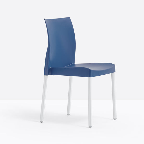 Chaise Ice Pedrali bleue