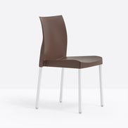 Chaise Ice Pedrali marron taupe