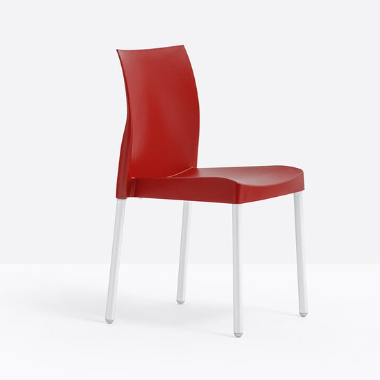 Chaise Ice Pedrali rouge