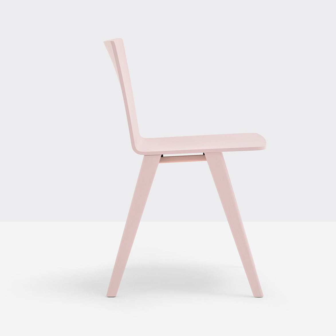 Chaise Osaka laquée rose