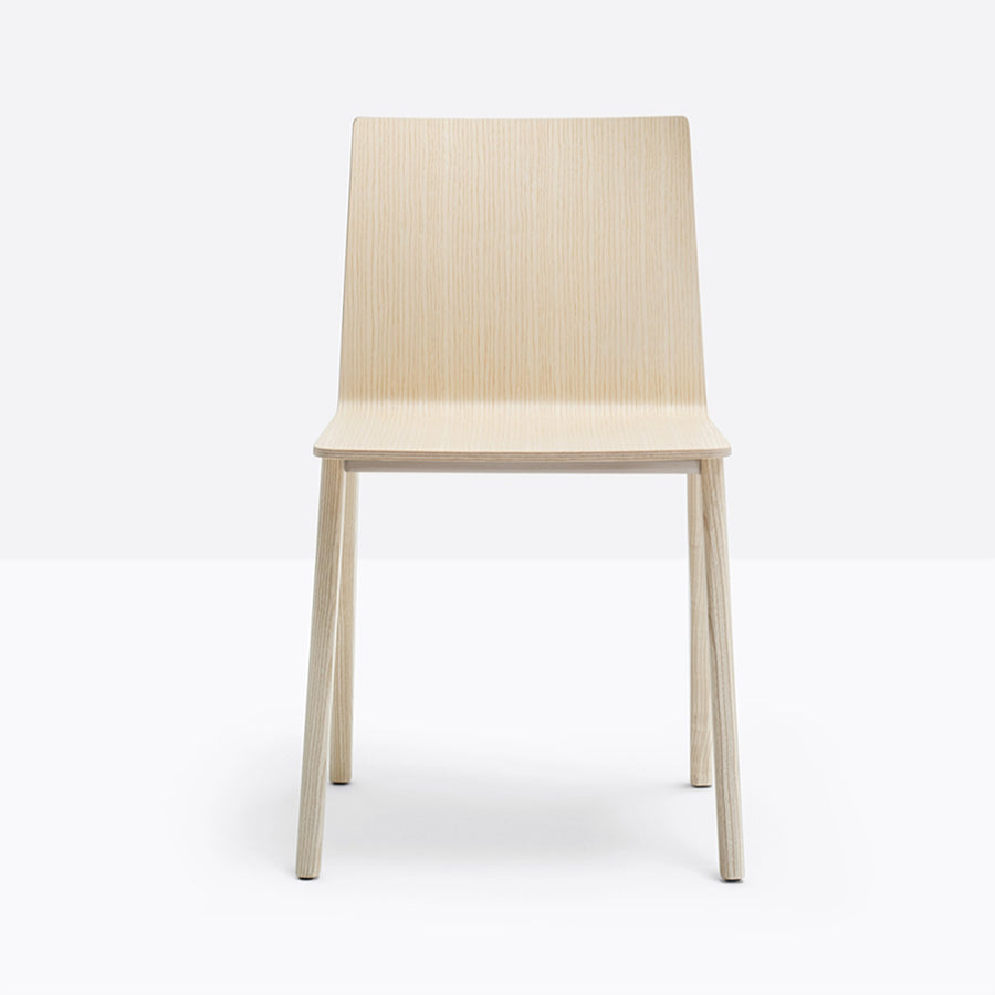Chaise de restaurant Osaka Pedrali en frêne naturel