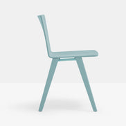 Chaise Osaka laquée bleu ciel