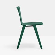 Chaise Osaka laquée vert foncé