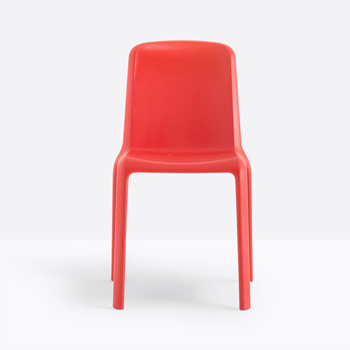 Chaise Snow Pedrali rouge