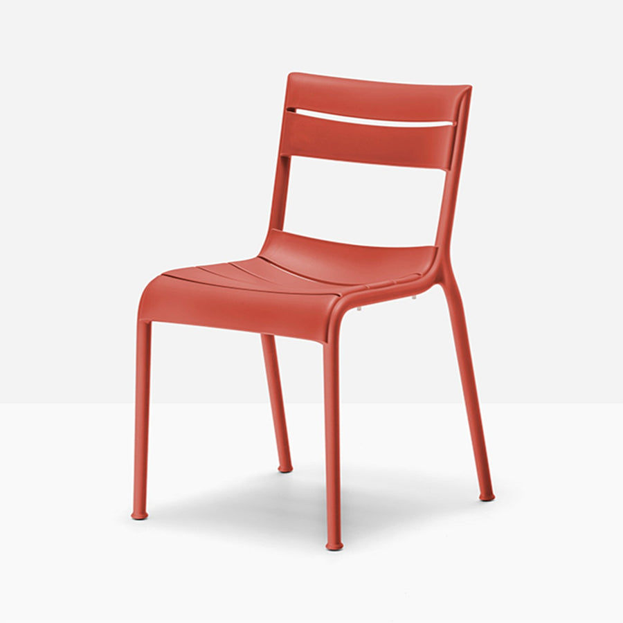 Chaise bistrot Souvenir Pedrali rouge