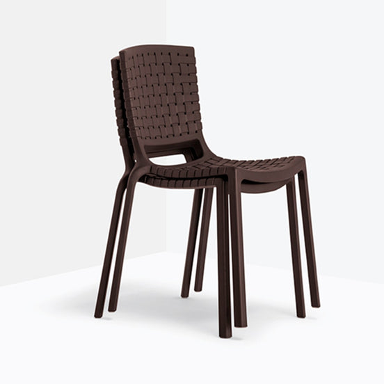 Chaise Tatami Pedrali marron