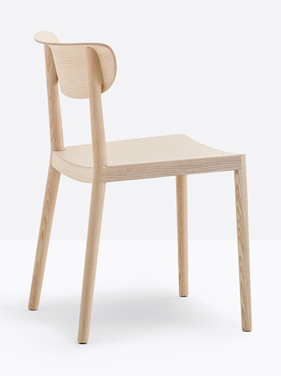 Chaise Tivoli frêne vue de dos